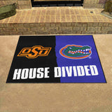 House Divided Mat - Oklahoma State / Florida