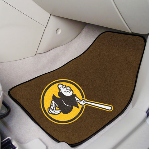 MLB - San Diego Padres 2-pc Carpet Car Mat Set