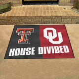 House Divided Mat - Texas Tech / Oklahoma