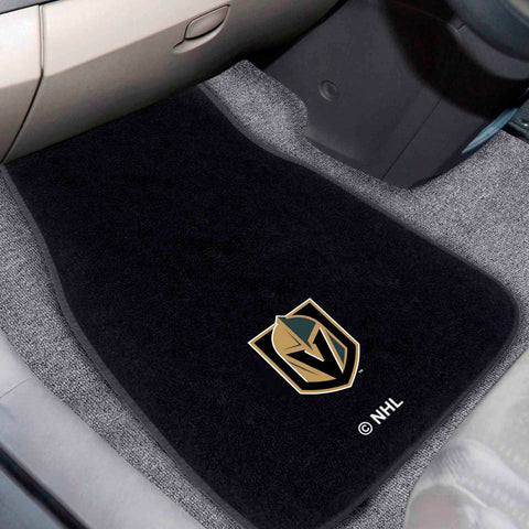 NHL - Vegas Golden Knights 2-pc Embroidered Car Mat Set