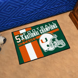 University of Miami Starter Mat - Dynasty