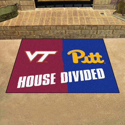 House Divided Mat - Virginia Tech / Pitt