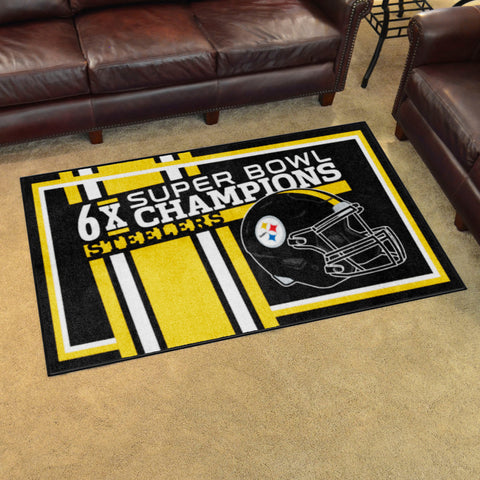 NFL - Pittsburgh Steelers 4x6 Rug