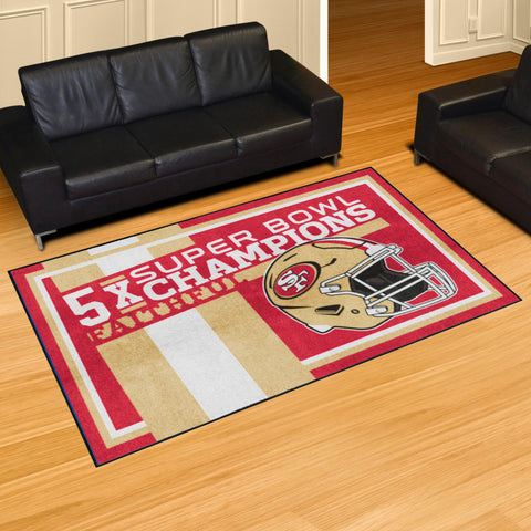 NFL - San Francisco 49ers 5x8 Rug