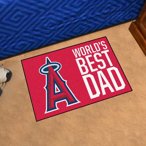 MLB - Los Angeles Angels Starter Mat - World's Best Dad