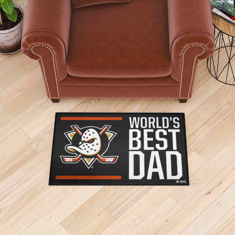 NHL - Anaheim Ducks Starter Mat - World's Best Dad