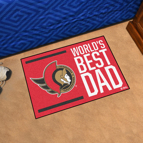 NHL - Ottawa Senators Starter Mat - World's Best Dad