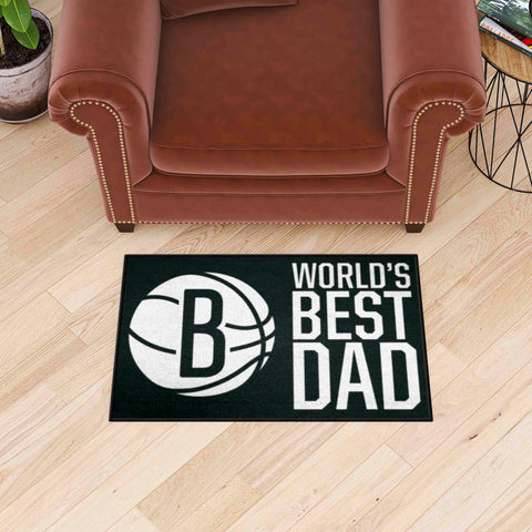 NBA - Brooklyn Nets Starter Mat - World's Best Dad