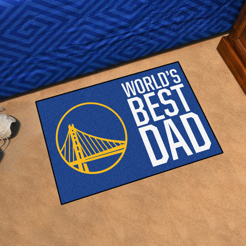 NBA - Golden State Warriors Starter Mat - World's Best Dad