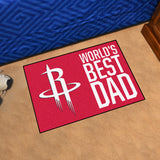 NBA - Houston Rockets Starter Mat - World's Best Dad