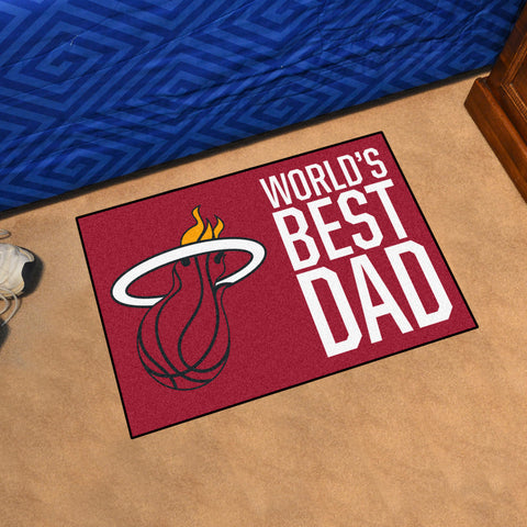 NBA - Miami Heat Starter Mat - World's Best Dad