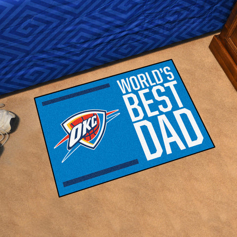 NBA - Oklahoma City Thunder Starter Mat - World's Best Dad