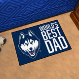 University of Connecticut Starter Mat - World's Best Dad