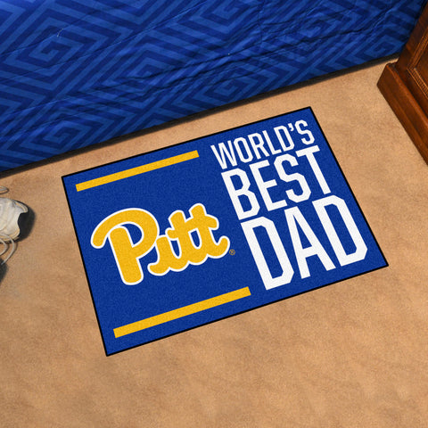 University of Pittsburgh Starter Mat - World's Best Dad