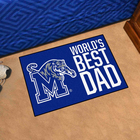 University of Memphis Starter Mat - World's Best Dad