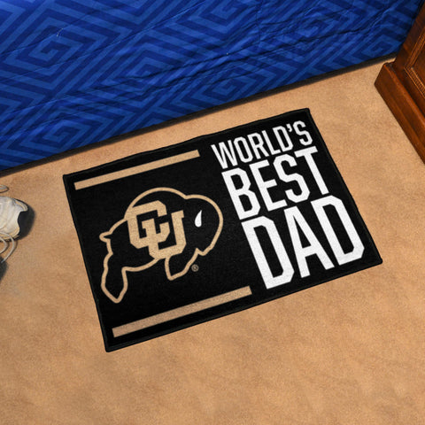 University of Colorado Starter Mat - World's Best Dad