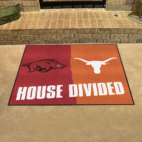 House Divided Mat - Arkansas / Texas