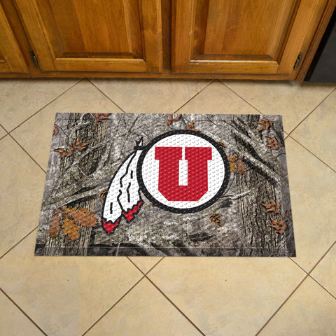 University of Utah Camo Scraper Mat