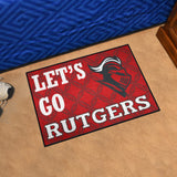 Rutgers Starter Mat - Slogan