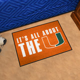 University of Miami Starter Mat - Slogan