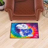 University of Kansas Starter Mat - Tie Dye