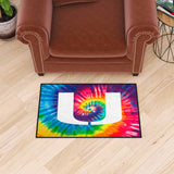 University of Miami Starter Mat - Tie Dye