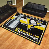 NHL - Pittsburgh Penguins 8x10 Rug