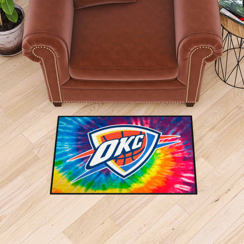 NBA - Oklahoma City Thunder Starter Mat - Tie Dye