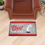 University of Cincinnati Starter Mat - World's Best Mom