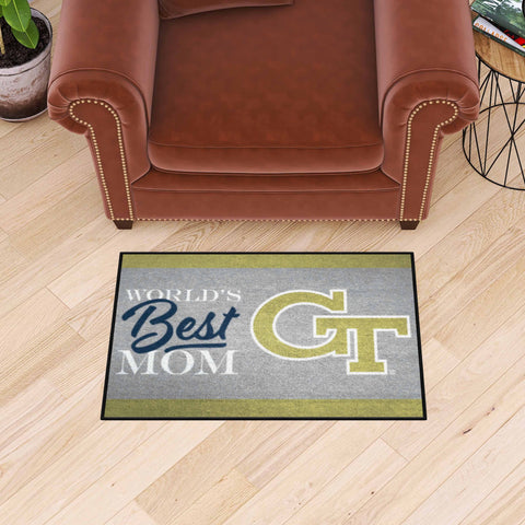 Georgia Tech Starter Mat - World's Best Mom