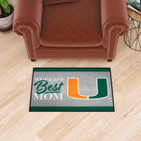 University of Miami Starter Mat - World's Best Mom