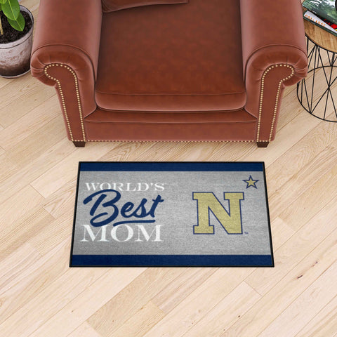 US Naval Academy Starter Mat - World's Best Mom