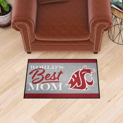 Washington State University Starter Mat - World's Best Mom