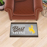 University of Wyoming Starter Mat - World's Best Mom