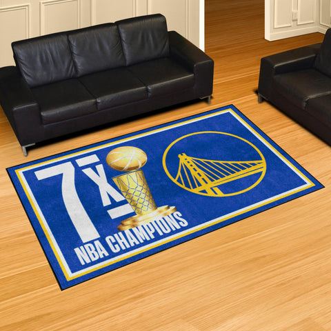 NBA - Golden State Warriors 5x8 Rug