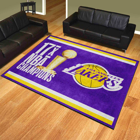 NBA - Los Angeles Lakers 8x10 Rug