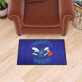 NBAV ƒ?? Charlotte Hornets Starter Mat - Retro