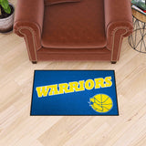 NBAV ƒ?? Golden State Warriors Starter Mat - Retro