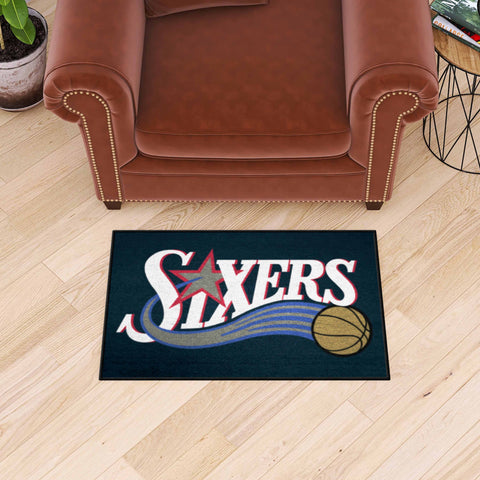 NBAV ƒ?? Philadelphia 76ers Starter Mat - Retro