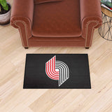 NBAV ƒ?? Portland Trail Blazers Starter Mat - Retro