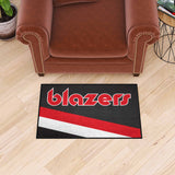 NBAV ƒ?? Portland Trail Blazers Starter Mat - Retro