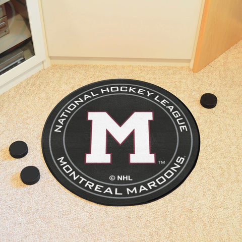 NHLV ? Montreal Maroons Puck Mat