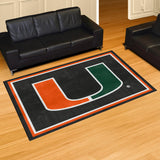 University of Miami 5x8 Rug