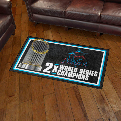 MLB - Miami Marlins 3x5 Rug