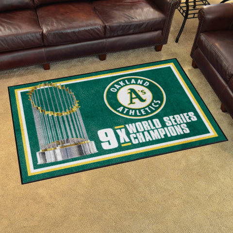 MLB - Oakland Athletics 4x6 Rug