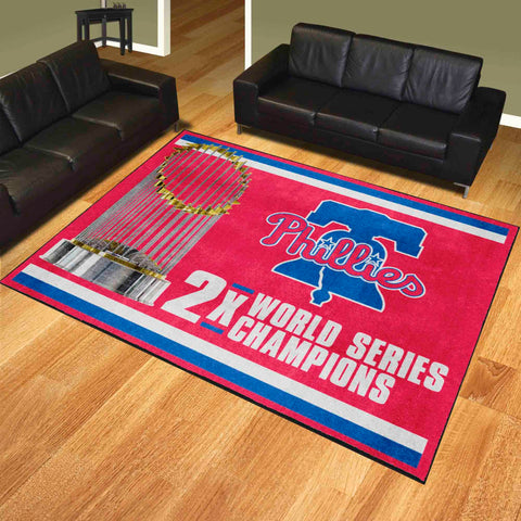 MLB - Philadelphia Phillies 8x10 Rug