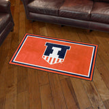 University of Illinois 3x5 Rug