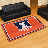 University of Illinois 5x8 Rug