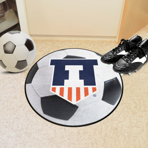 University of Illinois Soccer Ball Mat