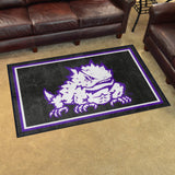 Texas Christian University  4x6 Rug